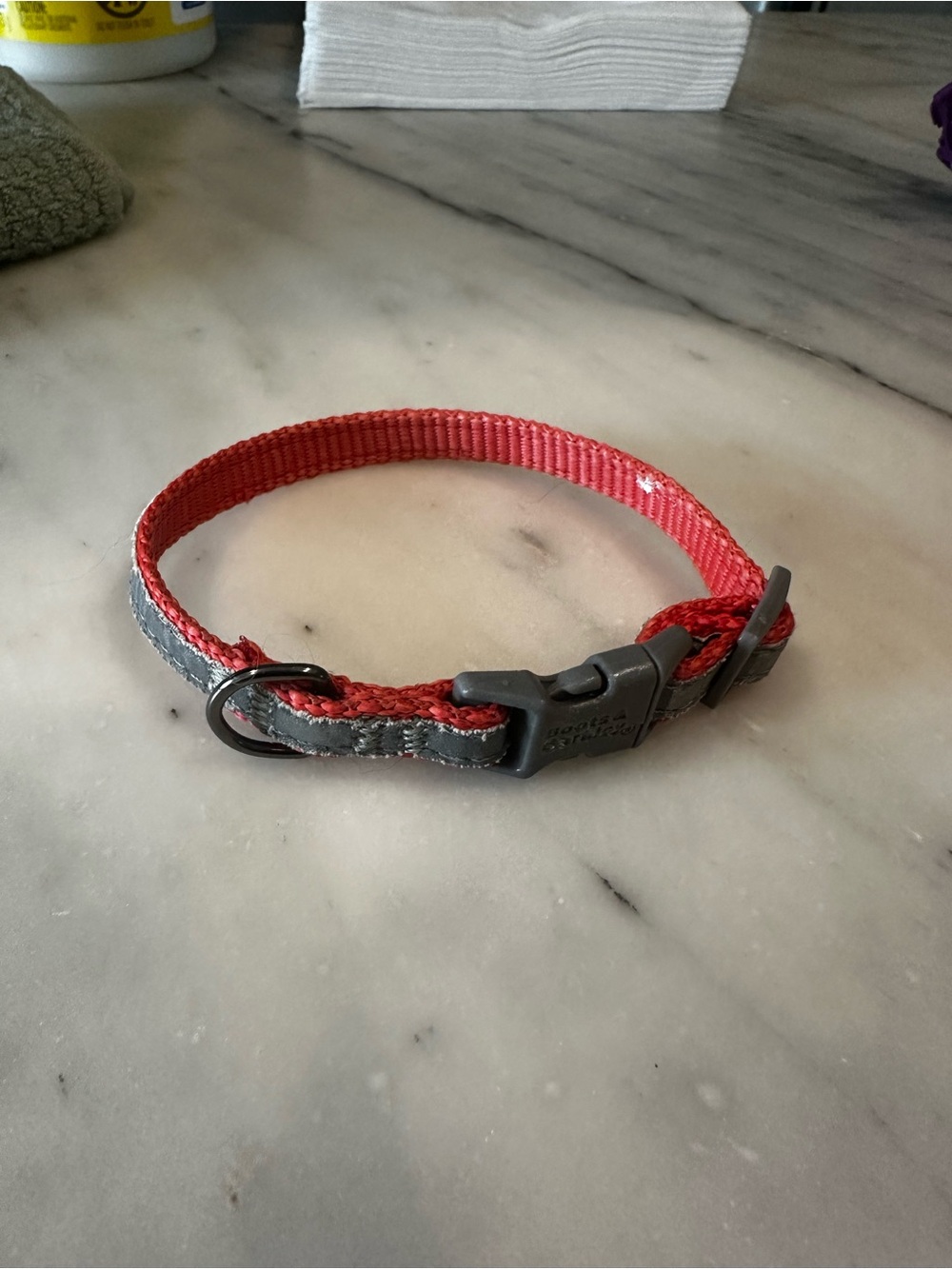 💥 (10 for $10) Reflective Dog Adjustable Collar by Boots & Barkley